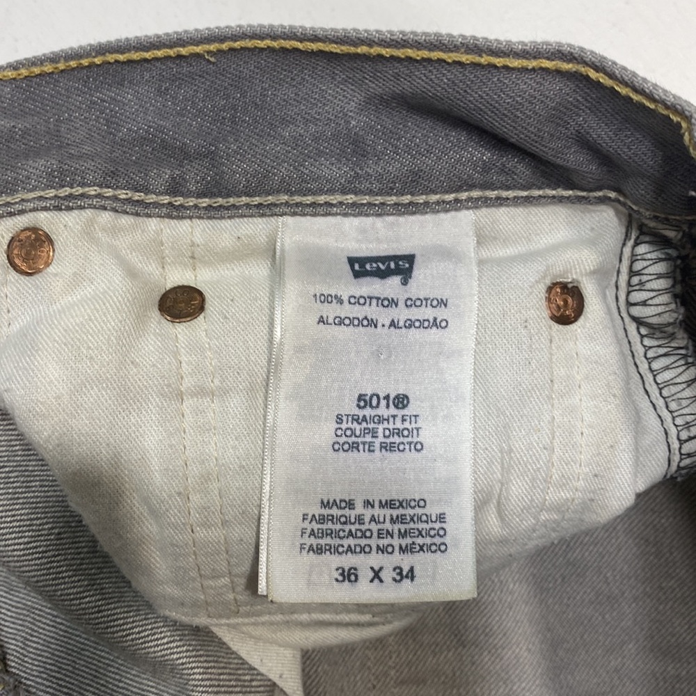 Men’s Levi 501xx jeans size 36x34 - Picture 8 of 9